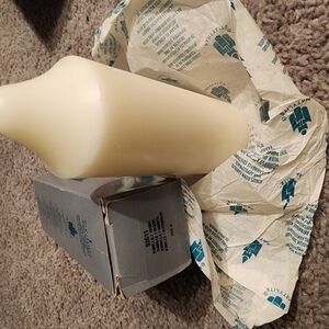 Ivory Vanilla Scented Pillar Candle By Partylite